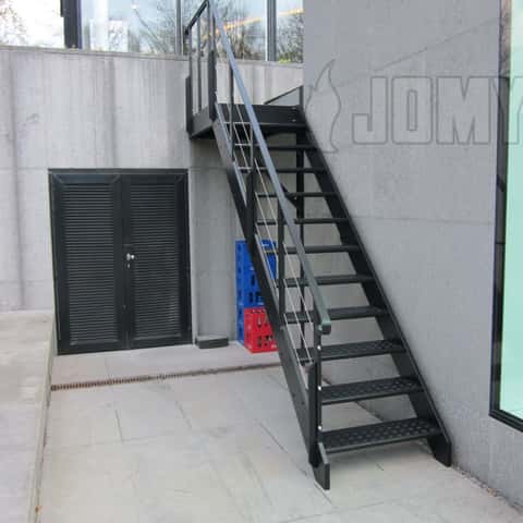 Outdoor metal stairs at an affordable price | Jomy.